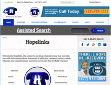 Tablet Screenshot of hopelinks.net